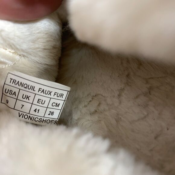 Vionic Tranquil Cozy Lined Supportive Slipper Purple Plum Walking Sole Size 9 - Picture 8 of 9